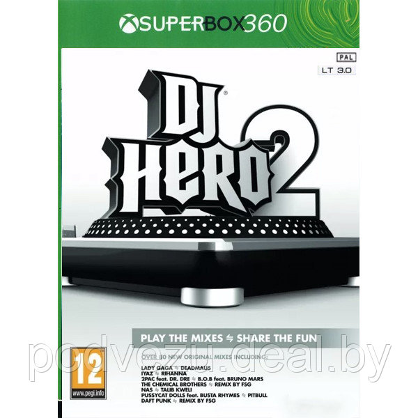 Dj Hero 2 (LT 3.0 Xbox 360) - фото 1 - id-p196555995