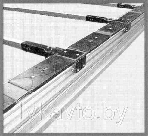 Ремень с тележками сдвижной крыши правый (комплект) - фото 1 - id-p140157002