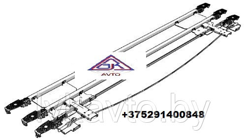 ЗАДНЯЯ КАРЕТКА СДВИЖНОЙ КРЫШИ CS-UL - фото 1 - id-p196558474