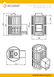 Чугунная печь для бани Везувий Ураган Стандарт 16 (ДТ-4С), фото 2