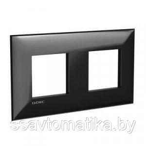 Рамка ARTLEBEDEV черный квадрат Avanti 4 модуля (4402904) - фото 1 - id-p196577693