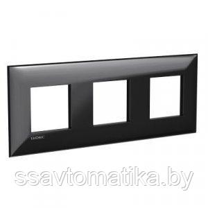 Рамка ARTLEBEDEV черный квадрат Avanti 6 модулей (4402906) - фото 1 - id-p196581779