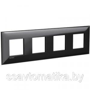 Рамка ARTLEBEDEV черный квадрат Avanti 8 модулей (4402908) - фото 1 - id-p196581854