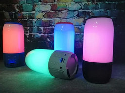 Беспроводная ПЛЯЖНАЯ Bluetooth колонка аналог JBL Music Pulse3 11 Твой яркий звук лета Белая
