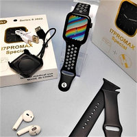 Набор Умные часы I7PROMAX Special Watch Series 8 2022 (копия) наушники AirPods (зарядный кейс, силиконовые