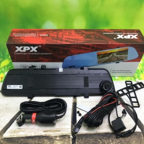(Оригинал Корея) Зеркало - видеорегистратор XPX ZX848 (в  комплекте с  двумя камерами дорогазадний вид,, фото 1