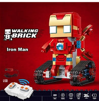 Радиоуправляемый конструктор Walking Brick Супер герой Железный человек