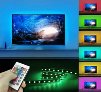 Комплект светодиодной подсветки для домашнего кинотеатра TV LED STRIP 16 colors (3 метра,20 режимов подсветки,