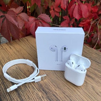 Беспроводные наушники с микрофоном BOROFONE BE34 TWS AirPods цвет белый с зарядным кейсом (Оригинал) с