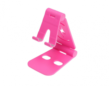 Подставка складная держатель Folding Bracket для мобильного телефона, планшета L-301 Розовый - фото 1 - id-p181591015