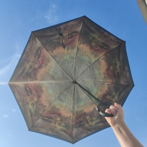 Зонт наоборот UnBrella (антизонт). Подбери свою расцветку настроения Парк романс - фото 1 - id-p181588971