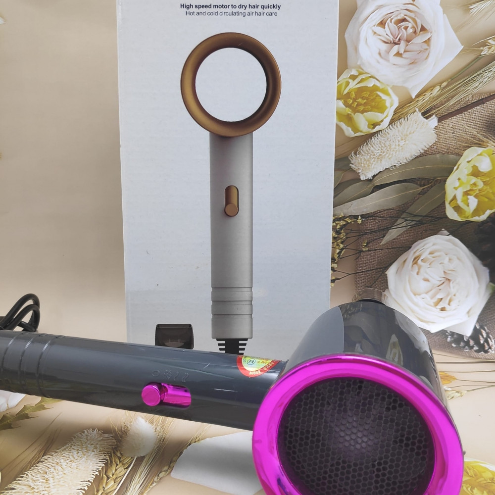 Профессиональный фен для сушки и укладки волос Powerful Hair Dryer 800W (2 темп. режима, 2 скорости) - фото 4 - id-p190523587