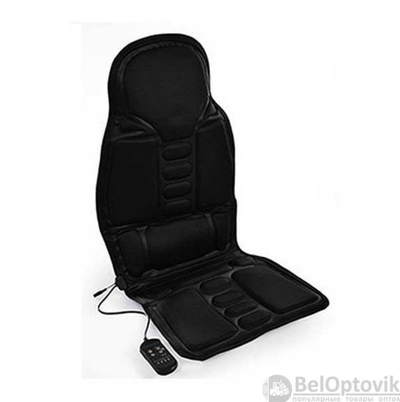 NEW Массажный авто чехол (массажер) на сидение Massage Seat Topper JB-100B (5 точек: ягодицы 2, спина 2, - фото 10 - id-p181594536