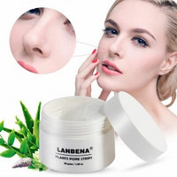 Маска LANBENA NOSE от черных точек на лице (белая маска от черных точек) , 30 g 30 салфеток