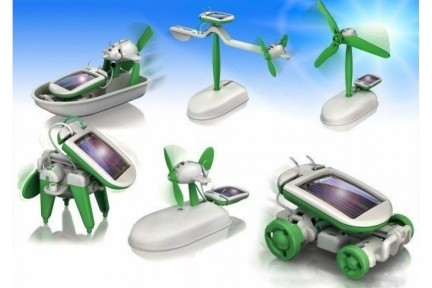 Конструктор Robot kits 6 in 1 education solar kit - фото 1 - id-p181594550