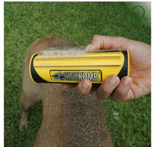 Гумер для шерсти KING KOMB DeSHEDDING Tool Инструмент для уменьшения линьки собак, кошек, лошадей - фото 1 - id-p181594593