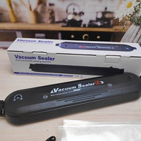 Вакуумный упаковщик (запайщик) продуктов Vacuum Sealer S (2 режима работы 10 пакетов в подарок)