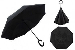 Зонт наоборот UnBrella (антизонт). Подбери свою расцветку настроения Черный