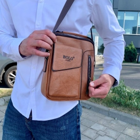 Мужская сумка-мессенджер через плечо Bolo LingShi (отделение для смартфона) - фото 1 - id-p187290996