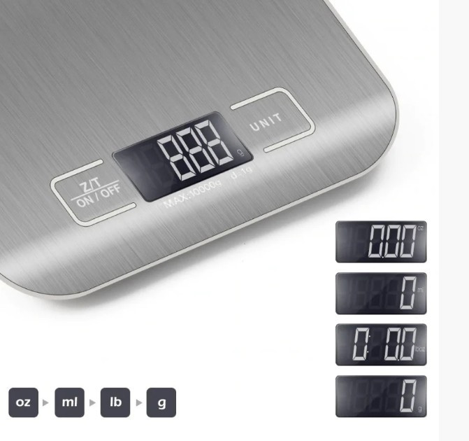 Электронные кухонные весы Kitchen Scale 1 гр до 5 кг - фото 3 - id-p181589217
