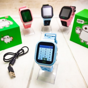 Детские GPS часы (умные часы) Smart Baby Watch Q528 Голубые - фото 1 - id-p181593555