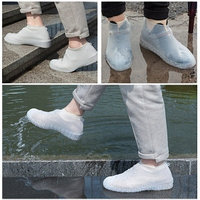 Бахилы (чехлы на обувь) от дождя и песка многоразовые силиконовые Waterproof Silicone Shoe. Суперпрочные