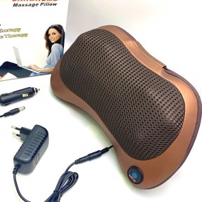 Электрическая массажная подушка BALI для шеи, плеч, тела (25 Вт, 8 роликов) - фото 1 - id-p185583131