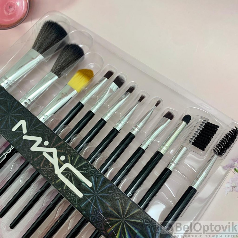 Набор кистей MAC Make Up Brush в блистере (12 шт) - фото 4 - id-p181594820