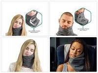 Подушка - шарф для путешествий Travel Pilows The Internal Support Серый