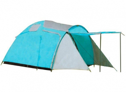 Палатка туристическая LanYu 1607 4-х местная 210200х230х165 см тамбурнавес