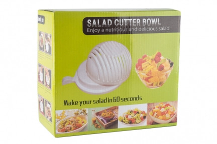 Салатница-овощерезка 2 в 1 Salad Cutter Bowl - фото 1 - id-p181595971