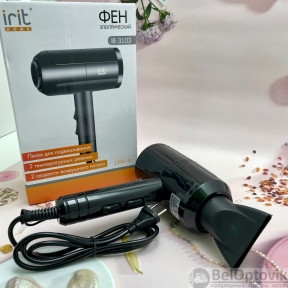 Фен для волос Irit IR-3103, 1500 Вт, 2 скорости, 2 температурных режима