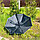Автоматический противоштормовой складной зонт - наоборот Flash reverse Черный, фото 4