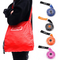 Сумка шоппер складная Nautiloop Roll-Up Bag для покупок Красная