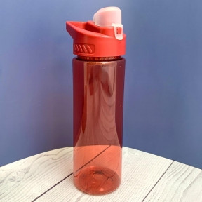 Спортивная бутылка для воды Sprint, 650 мл Красная - фото 1 - id-p182703355