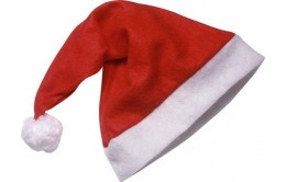 Новогодняя шапка Деда Мороза с пумпоном - фото 1 - id-p181594980