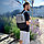 Городской рюкзак Urban с USB и отделением для ноутбука до 15.75 Серый с серым, фото 5