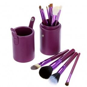 Набор кистей для макияжа MAC в тубусе, 12 кистей Purple (фиолетовый) - фото 1 - id-p181594086
