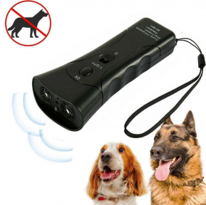 Ультразвуковой отпугиватель собак Ultrasonic Dog ChaserDog Trainner (кликер для отпугивания собак и их - фото 1 - id-p164225236