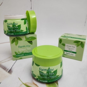 Антивозрастной крем для лица FarmStay серия Premium Pore, 70 ml Green Tea (с экстрактами семян зеленого чая) - фото 1 - id-p181590596