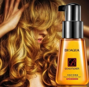 Флюид (сыворотка - масло) для гладкости и блеска волос BIOAQUA Perfect Repair Qi Huan Hair Care Essential Oil - фото 1 - id-p181594118