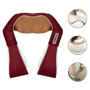 Массажер шейный инфракрасный Просто Космос Massager of Neck Kneading Красный XXL - фото 1 - id-p181588585