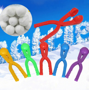 Игрушка для снега Снежколеп форма Мяч (снеголеп) диаметр шара 7 см, дл.37 см Красный - фото 1 - id-p181596143
