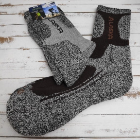 Термоноски Cool Pile Socks, размер 40-46 Alaska (серый узор) - фото 1 - id-p181590659
