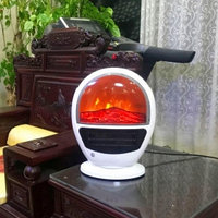 Домашний обогреватель с имитацией камина Flame Heater (MAXI)