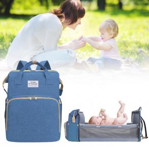 Сумка - рюкзак для мамы с кроватью для малыша 3 в 1 You Are My Sunshine Рюкзак, органайзер, кровать складная - фото 1 - id-p181590685