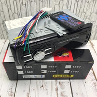 Автомобильная магнитола USB, MP3, AUX, MicroCD, мощность 60W с пультом ДУ модель 1406