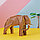 Деревянный конструктор Слон (сборка без клея) с набором карандашей UNIWOOD, фото 4