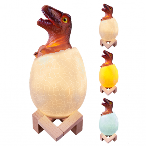 Светодиодный ночник Мезозой (лампа - ночник) 3D Динозавр игрушка с пультом управления, 16 цветов Фаброзавр - фото 1 - id-p181592947