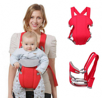 Рюкзак-слинг  (кенгуру) для переноски ребенка Willbaby  Baby Carrier, (3-12 месяцев) Красный